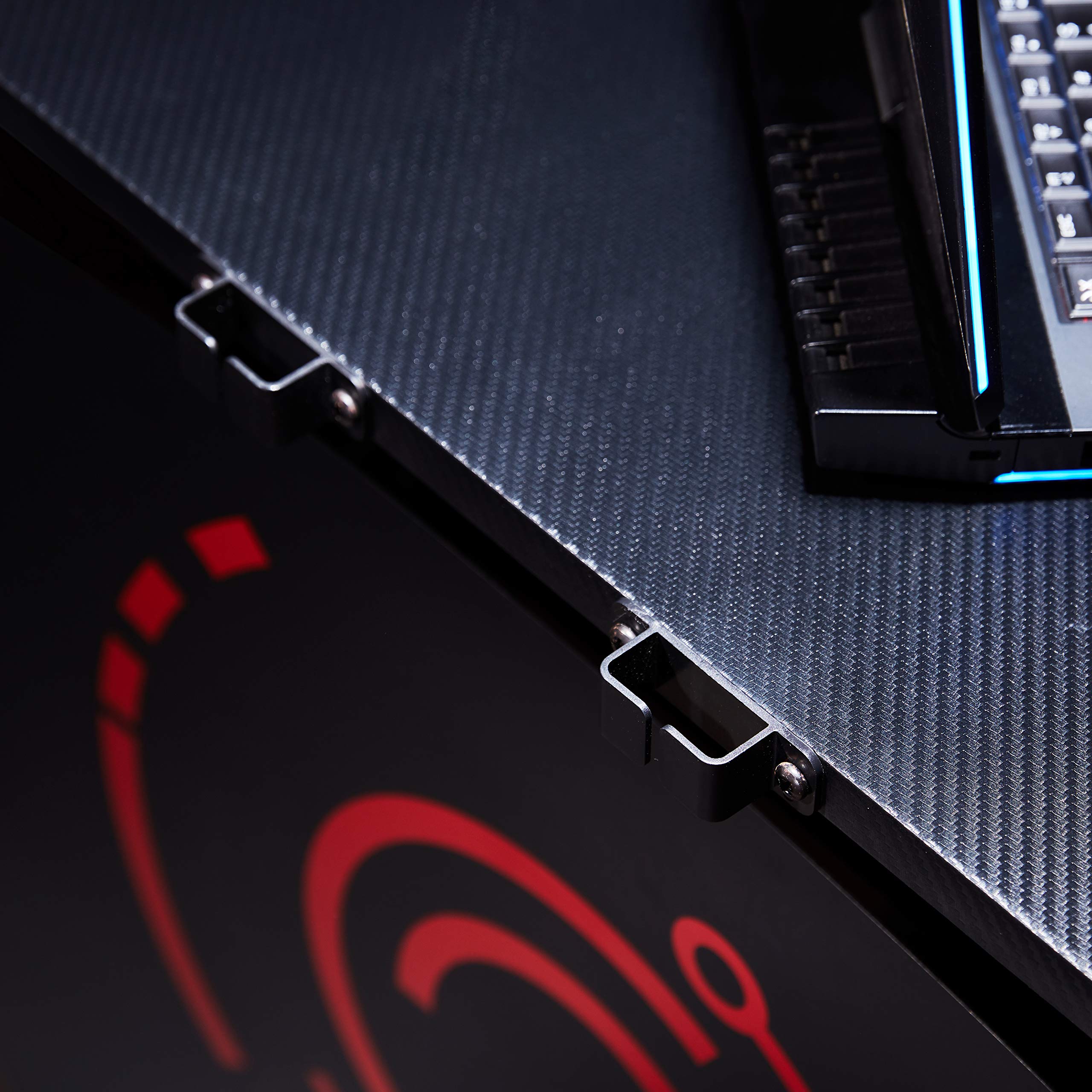 Buy Merax Gaming Computer LED Lights Z Shaped Ergonomic, 47.2 in x 23.6