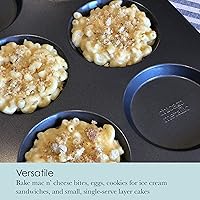 Vista 2 de Chicago Metallic 16640 Molde para magdalenas/magdalenas, estándar, gris