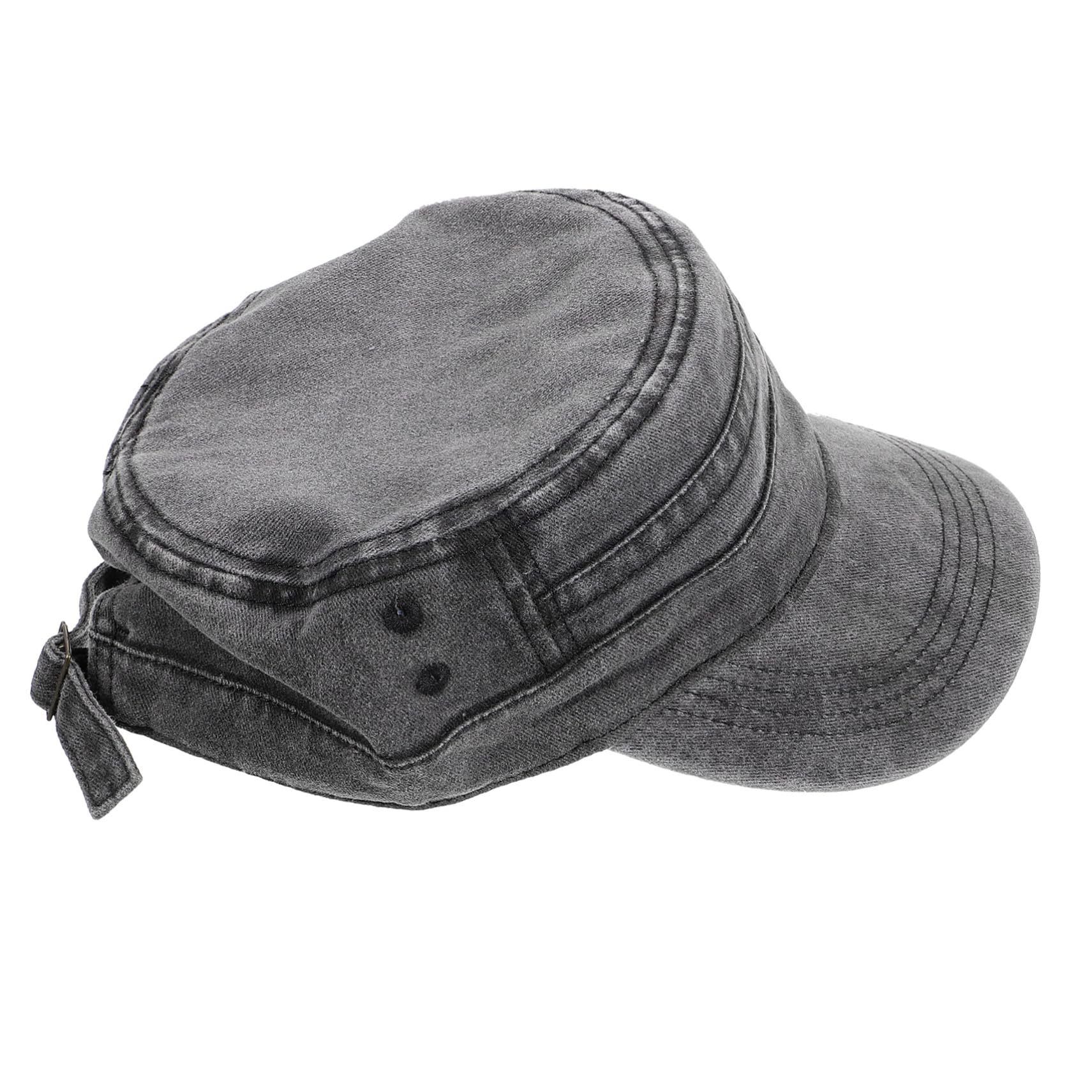 Kisangel Sombrero de Béisbol Unisex de Algodón Lavable con Protección Solar Gorro Transpirable Playa Camping y Actividades Negro