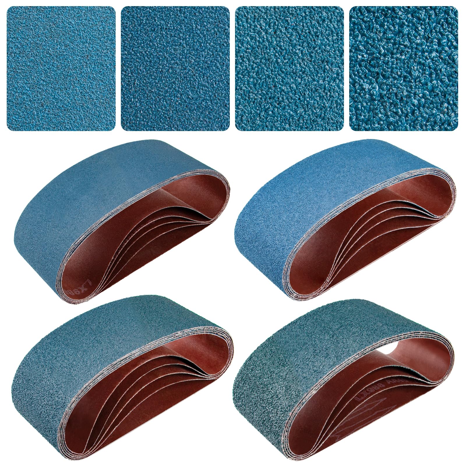 Tanzfrosch 3x18 Zirconia Belt Sander Belts 20-Pack
