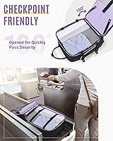 Vista 3 de LIGHT FLIGHT Rolling Laptop Bag Rolling Briefcase for Women Computer Bag with Wheels Case for Carry on Travel Work Business