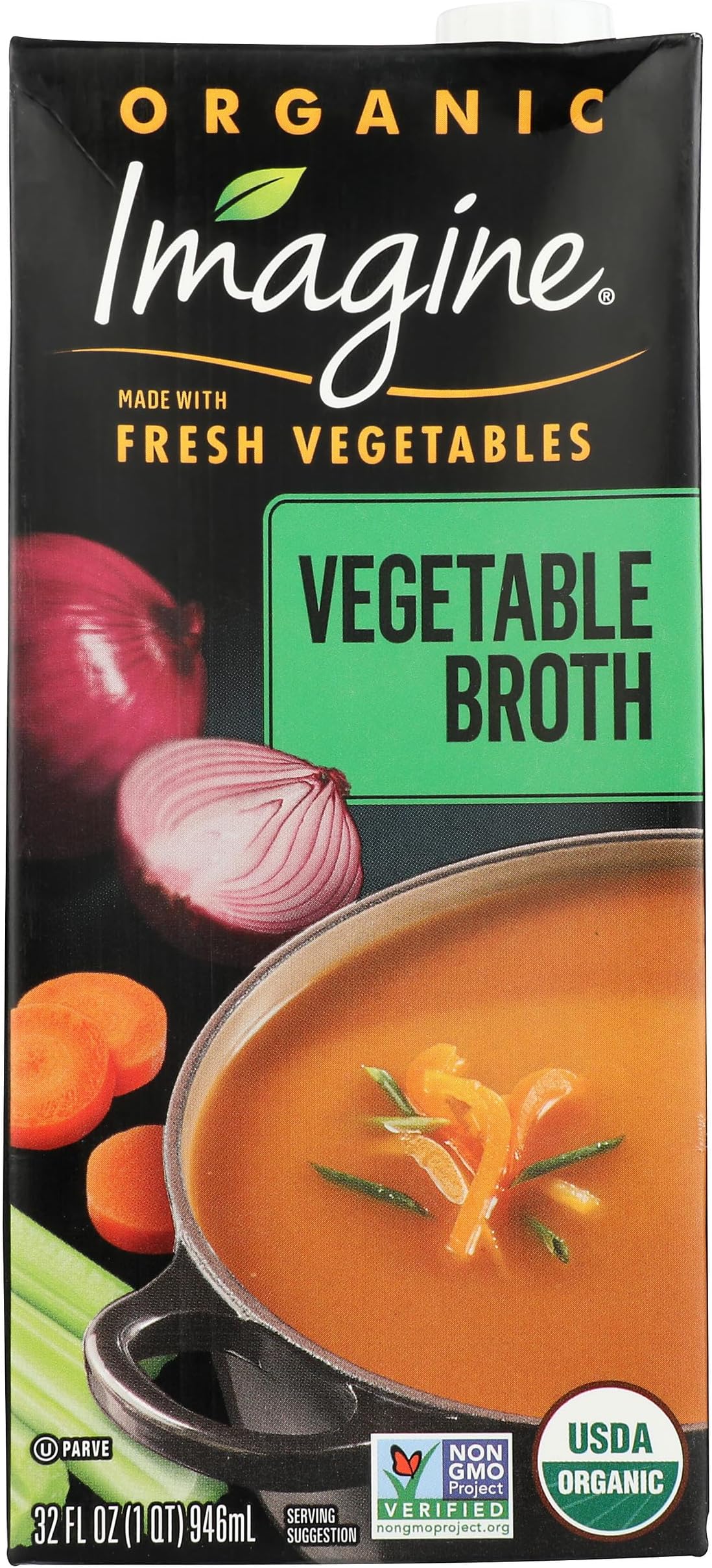 Foods, Organic Vegetable Broth, 32 Fl Oz
