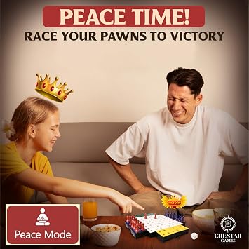 Family Board Games for Kids and Adults I Strategy Board Games for Adults and 8+ Pawns Invasion Boards Game with Multiple Game Modes, Easy to Learn Rules, Great for Family, Party, or Casual Play