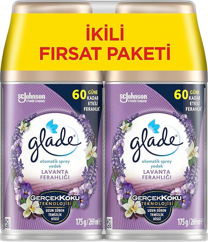 Glade Lavanta 2'li Yedek Otomatik Sprey (2 x 269 mL)