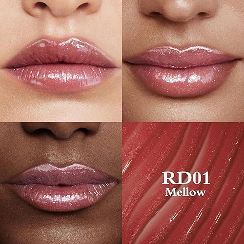 Miniatura 8 de FOCALLURE Lápiz labial brillante, brillo labial impermeable y voluminoso, acabado brillante, hidratante, de larga duración, maquillaje de labios de