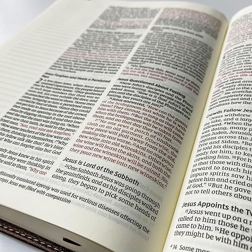 Miniatura 8 de Personalized NIV Journaling Bible, Brown With Gold Cross in Corner, Option to Customize with Hand Lettered Name on Cover