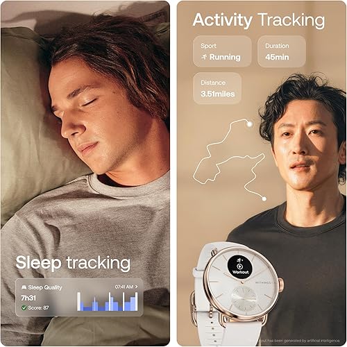 Miniatura 5 de Withings Scanwatch 2 1.496 in RG Blanco