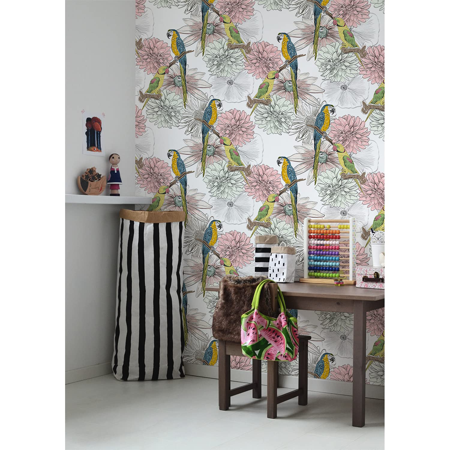 Papier peint intissé latex muralo 312x219 cm durable pour meuble et mur