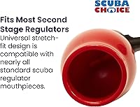 Vista 2 de Buceo Buceo Skum-Ball Regulador Boquilla Cubierta con Clip