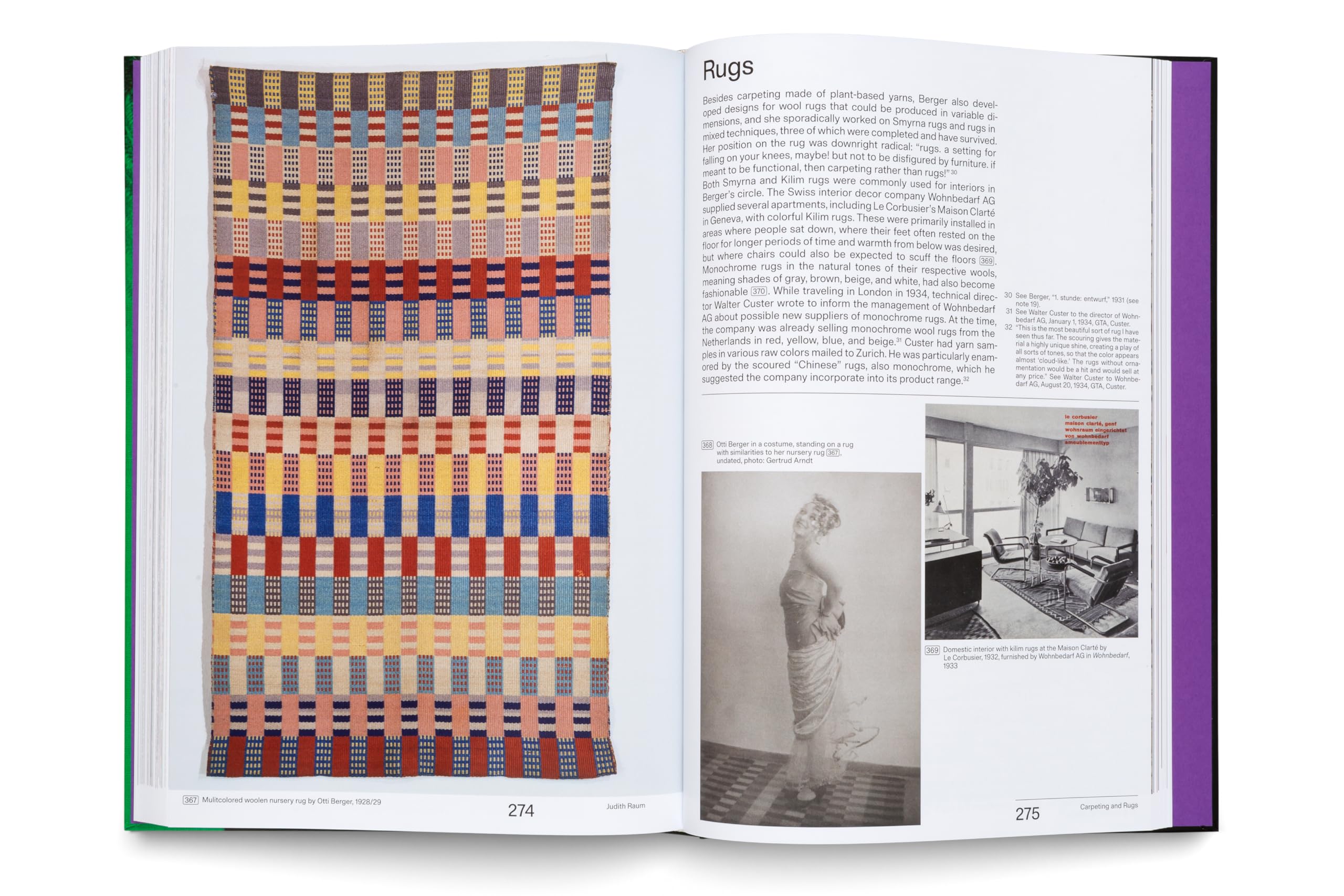 Otti Berger Weaving for Modernist Architecture + Stoffe fUr die Arckitectur der Moderne /anglais/all