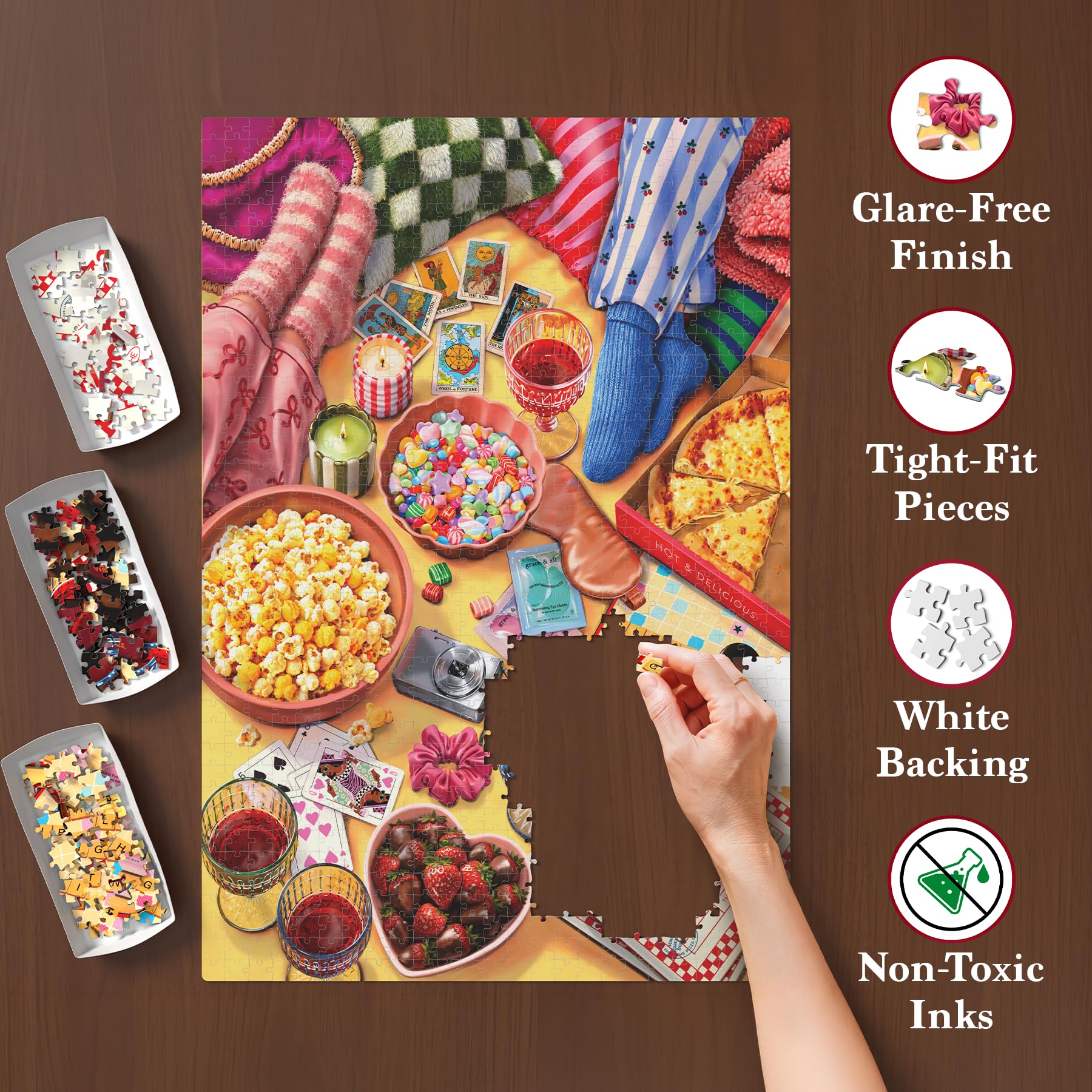 Jigsaw Puzzle 1000 Piece – Girls' Night in for Teens & Adults — Amazon image 5