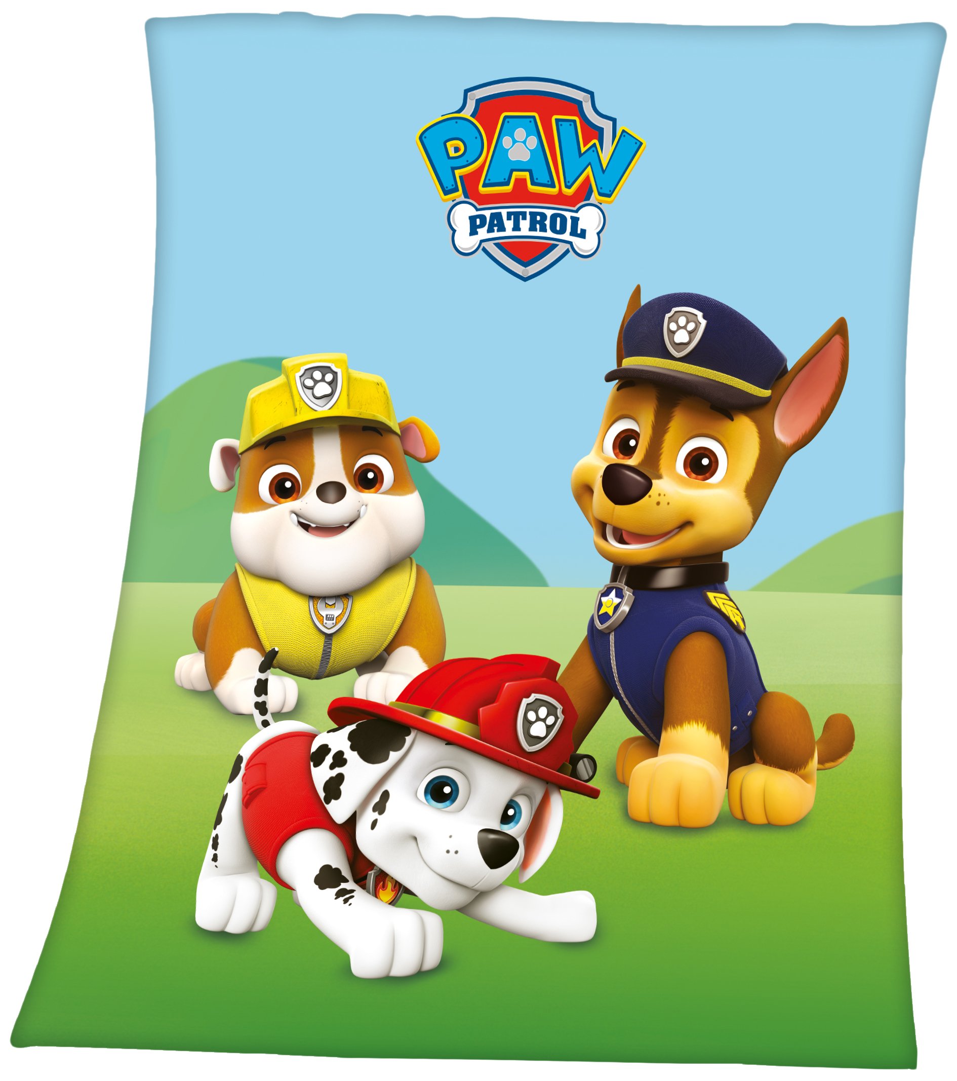Herding Multi-Colour Paw Patrol Fleece Blanket,