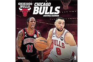 Chicago Bulls 2024 12x12 Team Wall Calendar