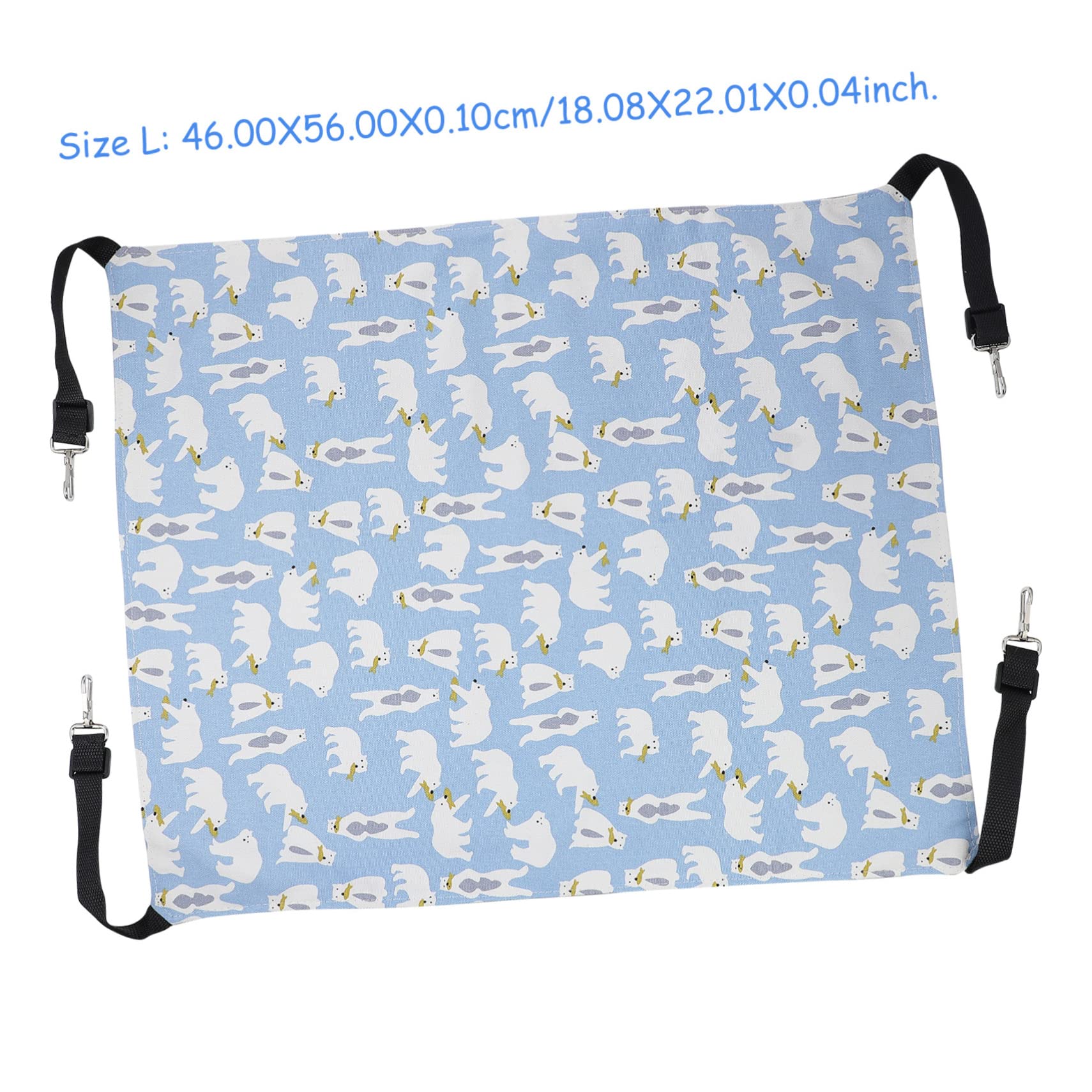 POPETPOP 2pezzi Hammock Per Tela Traspirante Appeso Per e Animali Design e Confortevole Per Ceste e Gabbie Colore Blu