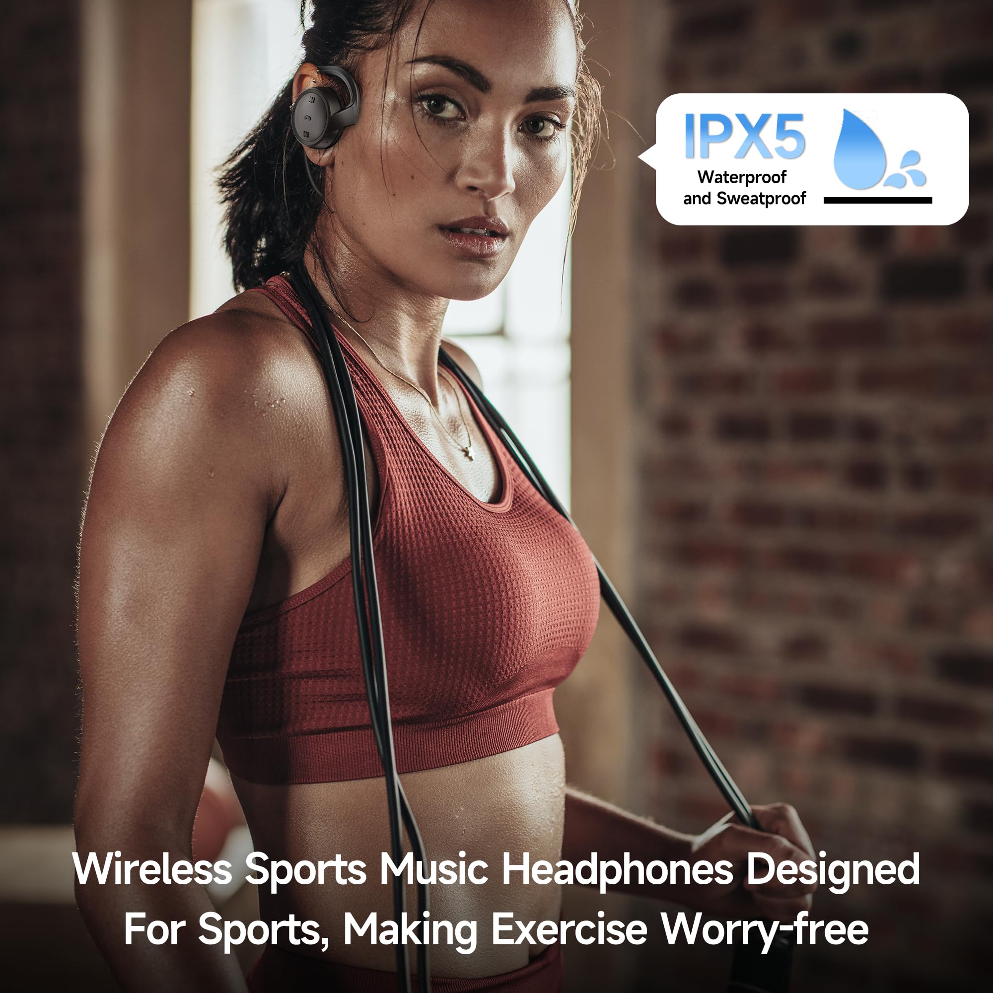 Cuffie Bluetooth On Ear, cuffie senza fili sportive con scheda TF/chiamata vocale/microfono stereo, auricolare Bluetooth pieghevole e portatile