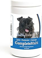 Vista 47 de Healthy Breeds Schnauzer miniatura todo en uno multivitamínico suave masticable 90