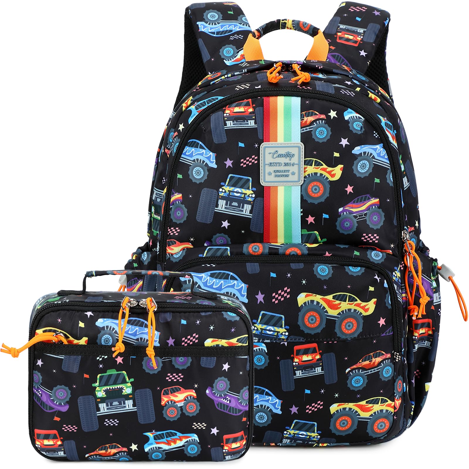 CAMTOP Backpack for Kids, Boys Girls Preschool Backpacks with Lunch Box Toddler Kindergarten School Bookbag Set