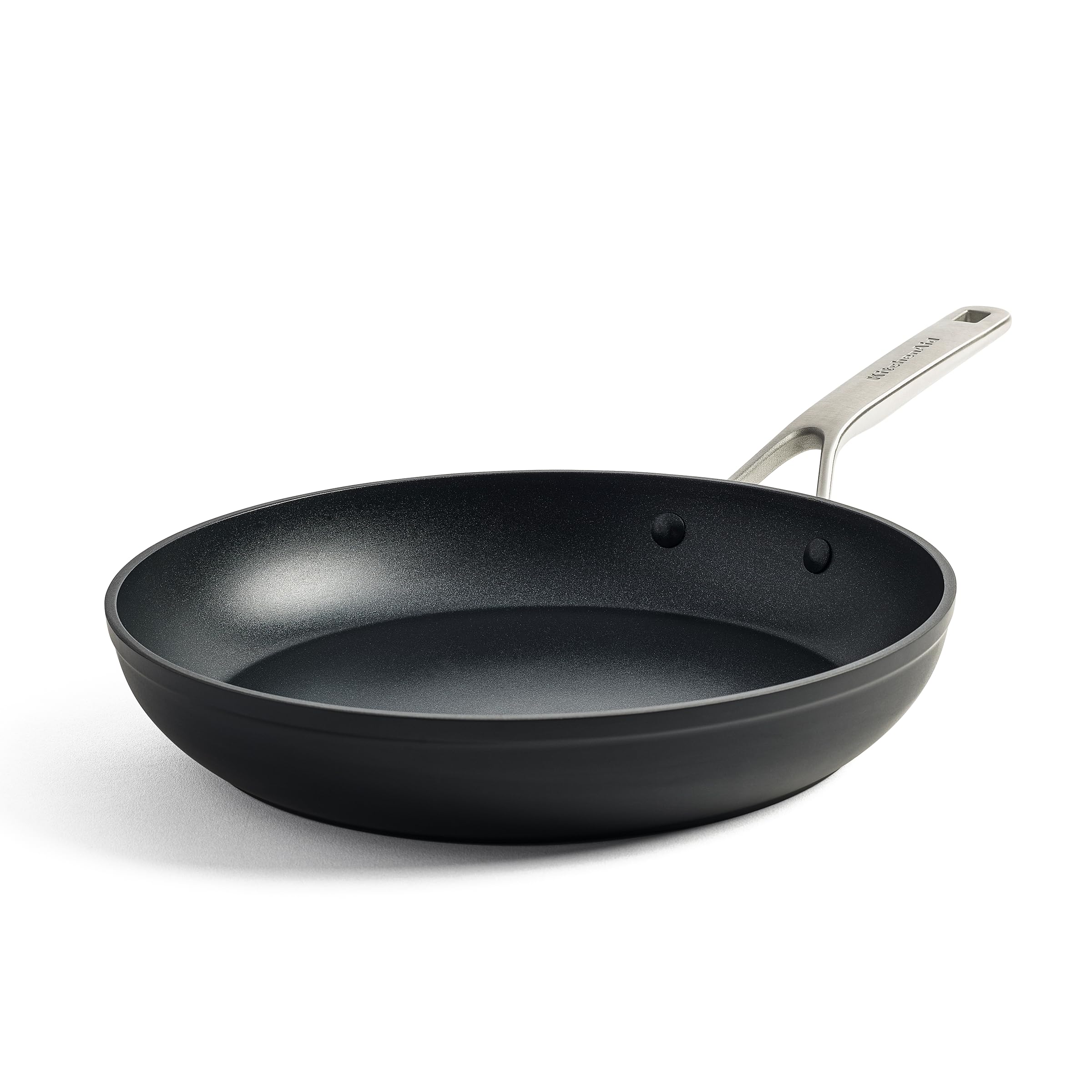 Kitchenaid Black Forged Hardened Hard Anodized Pfas-Free Ceramic Non-Stick, 30 Cm Frying Pan, Induction, Oven Safe,