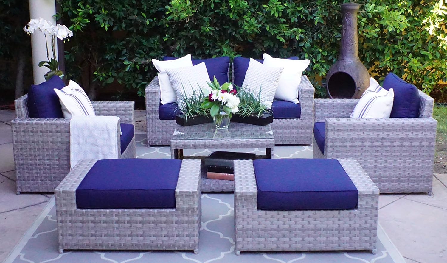 SunHaven 7 Piece Outdoor Furniture Set - Patio Max 83% OFF for Garden Deck SunHaven 7 Piece Outdoor Furniture Set - Patio Max 83% OFF for Garden Albuquerque Mall Deck