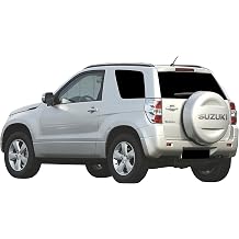 Solarplexius Car Sun Shade Window Tint Perfect Fit for Suzuki Grand Vitara 3-Door Model 05-14 No Film Complete Set