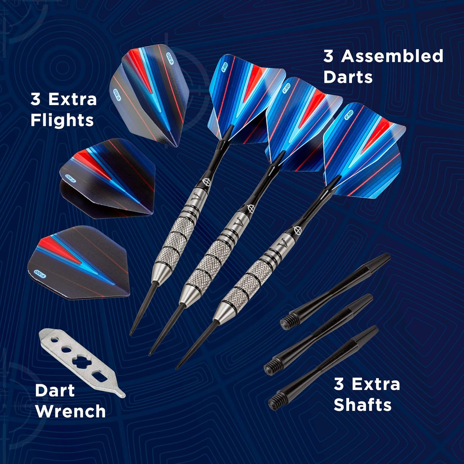 Viper Sidewinder 80% Tungsten Steel Tip Darts