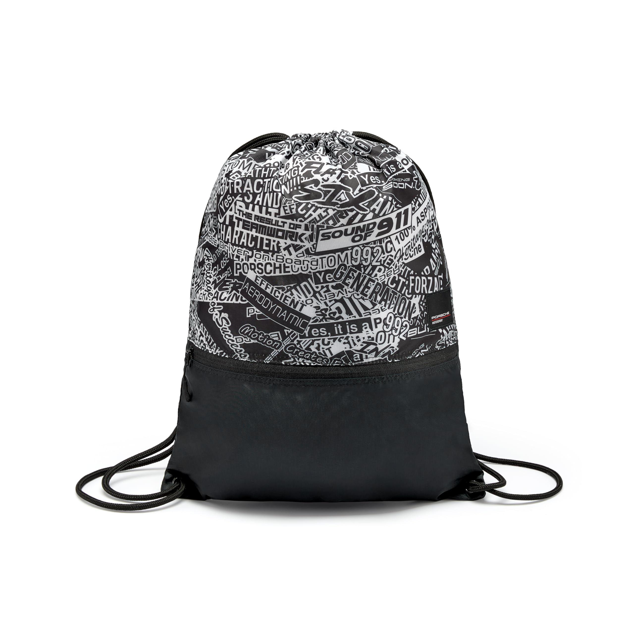 Porsche Motorsport Quoted Pull Bag Unisex - Black
