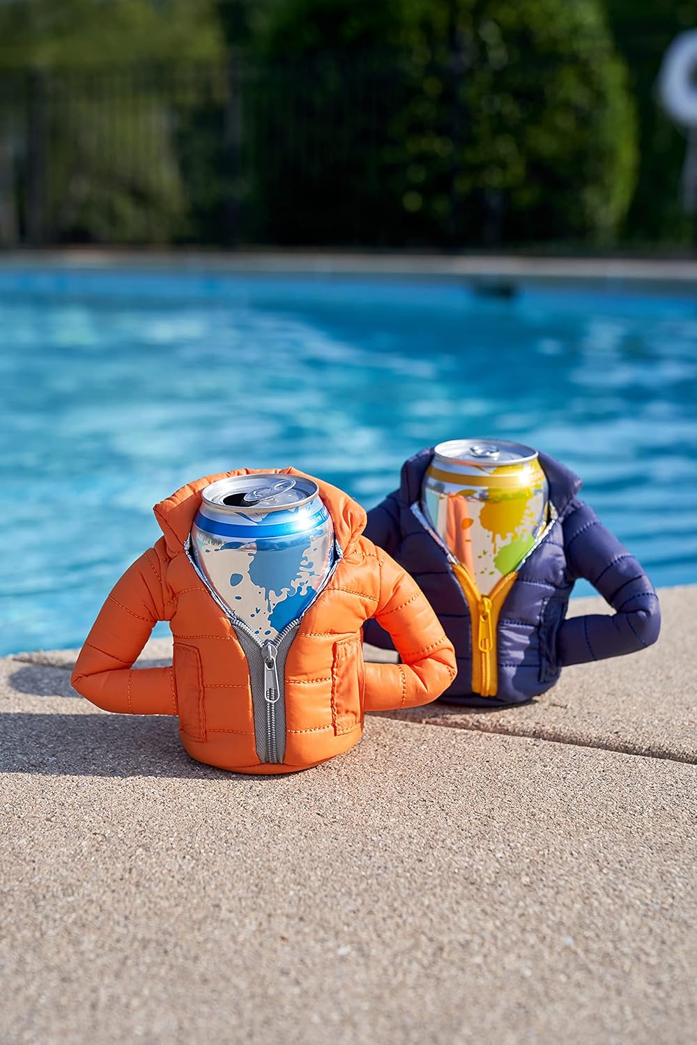 Cooler Life Vest Jacket Cover by In-Cog-Neato Secret Hide a Beer Can Beverage Cooler For 12oz Cans Unique Gifts for Her Him (Winter Jacket): Home & Kitchen
