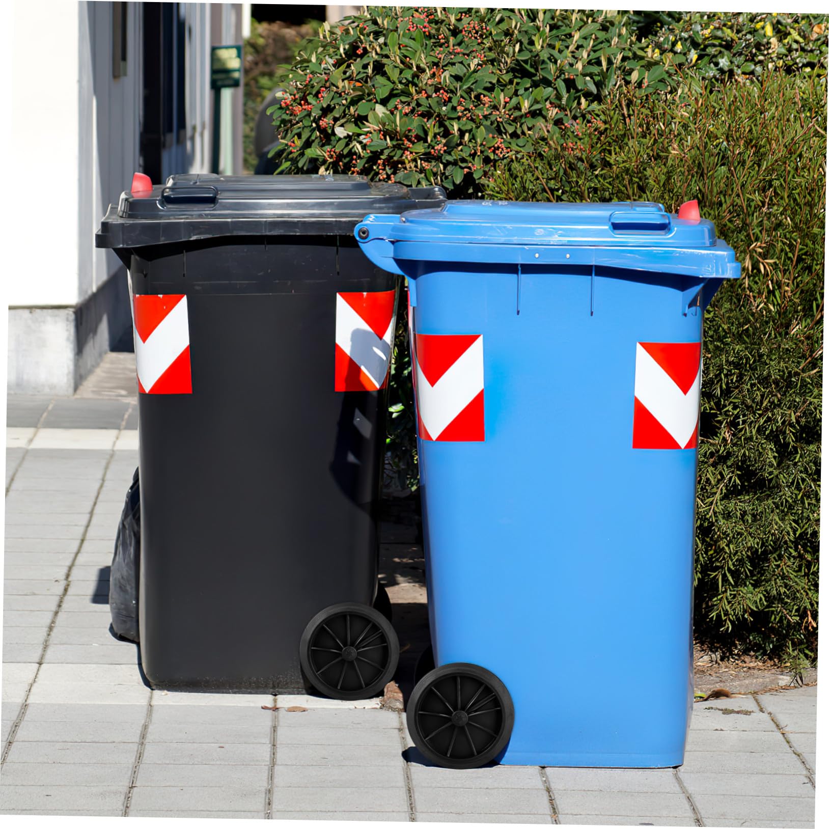 LIFKOME Ruote di Ricambio in Plastica Nere per Bidoni della Spazzatura con Asse Cavo, Facili da Installare e Manovrare, per Uffici e Scuole
