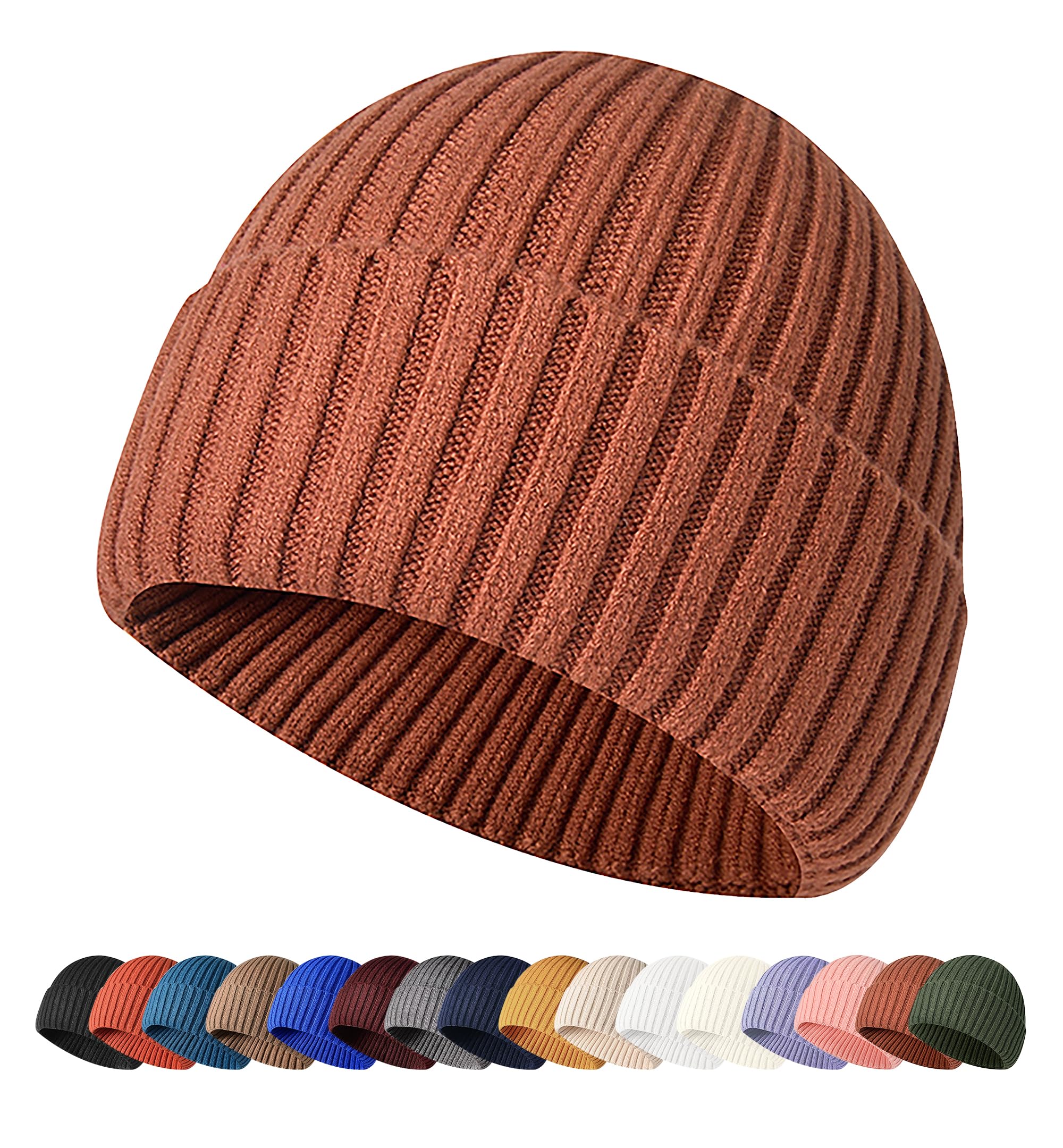 HiRui Knit Beanie for Men Women Kids Winter Hats Warm Classic Daily Skull Caps