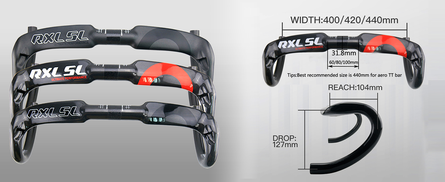 bx カーボンドロップハンドルバー C-C385mm