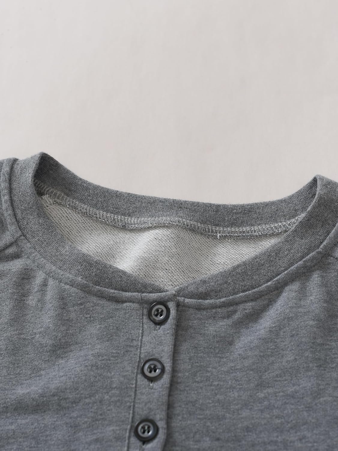 Weintee Women's Petite Sweatsuits Button Front Lounge Sets Jogging Suits for 5 FT Short