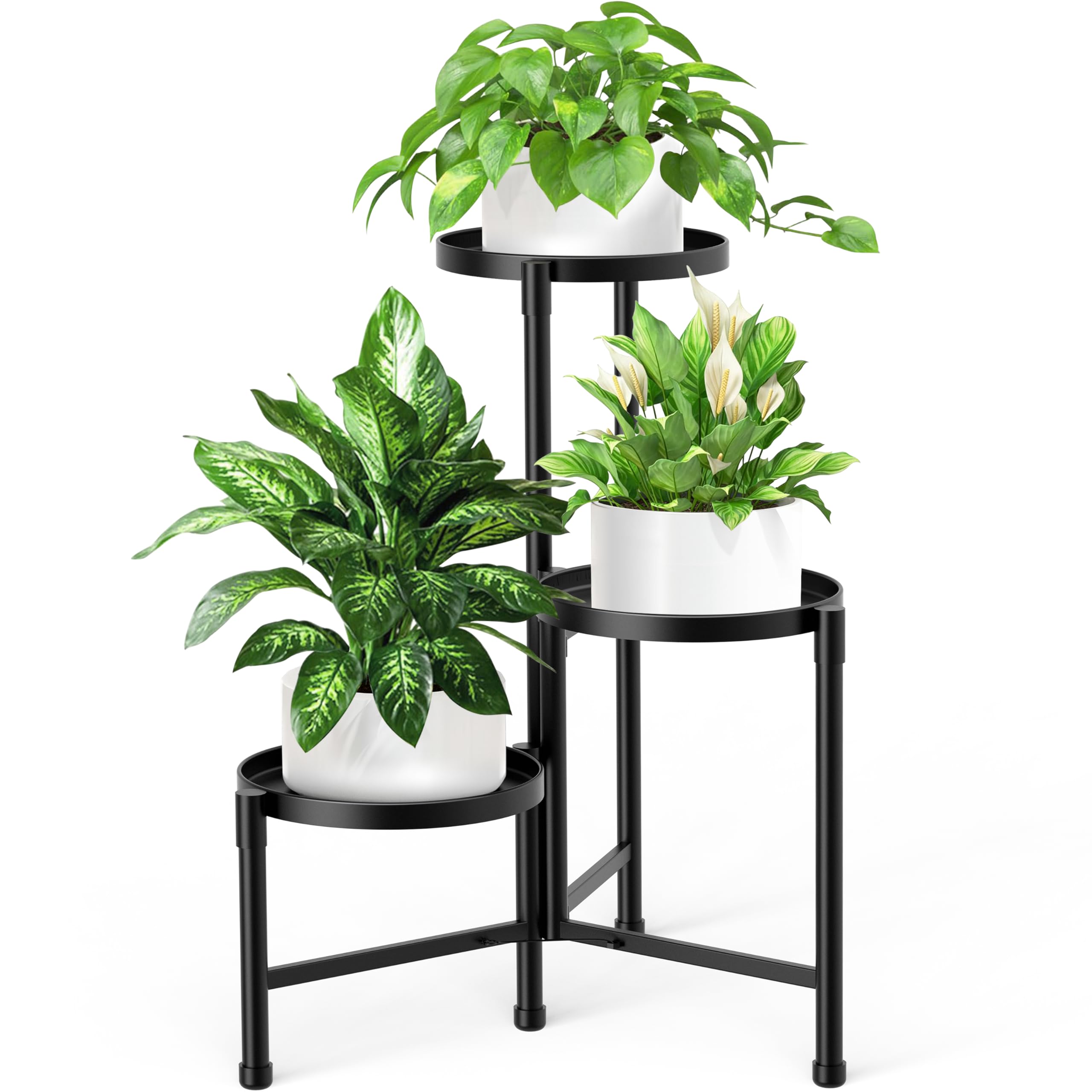 ZOXILEN 3 Tier Corner Plant Stand