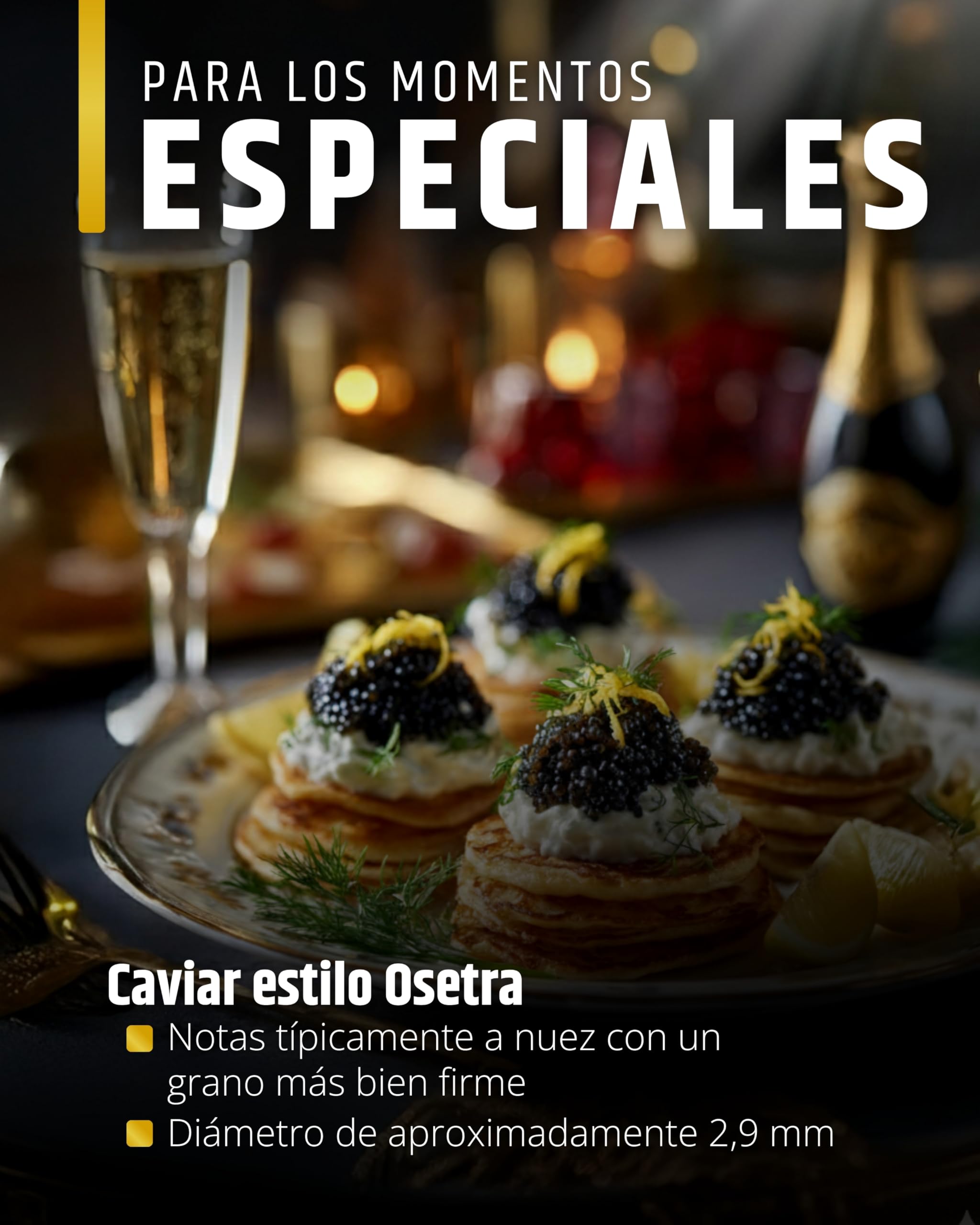 Osietra Kaviar Select - Cuchara de nácar (125 g) Cría de la UE - 2