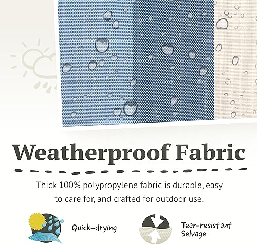 Vista 24 de La Siesta® Alisio Hamaca con barra esparcidora, hamaca exterior resistente a la intemperie, hamaca exterior de tela para 2 personas, máximo 355