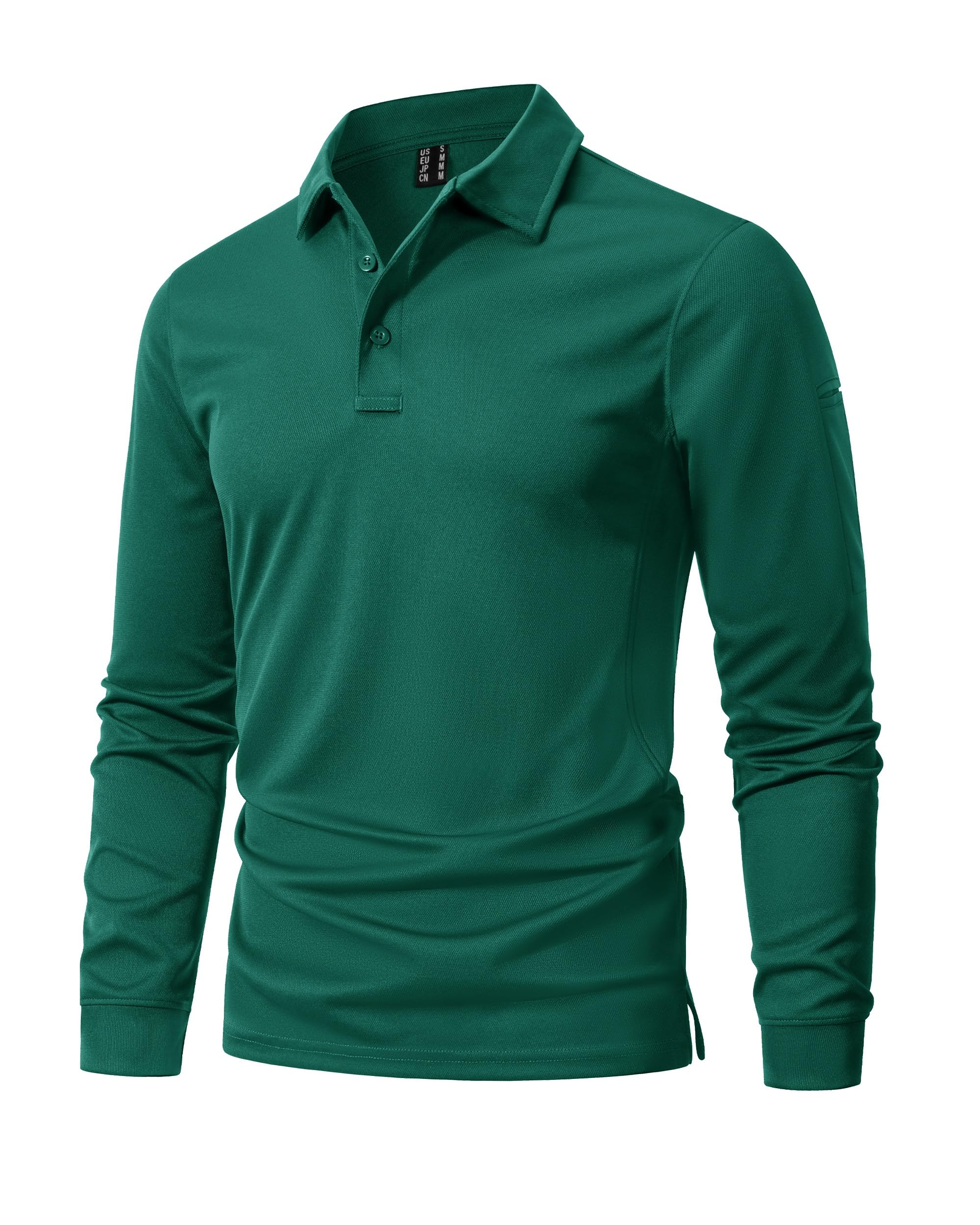 MAGNIVIT Men's Polo Shirts Long Sleeve Tactical Polo