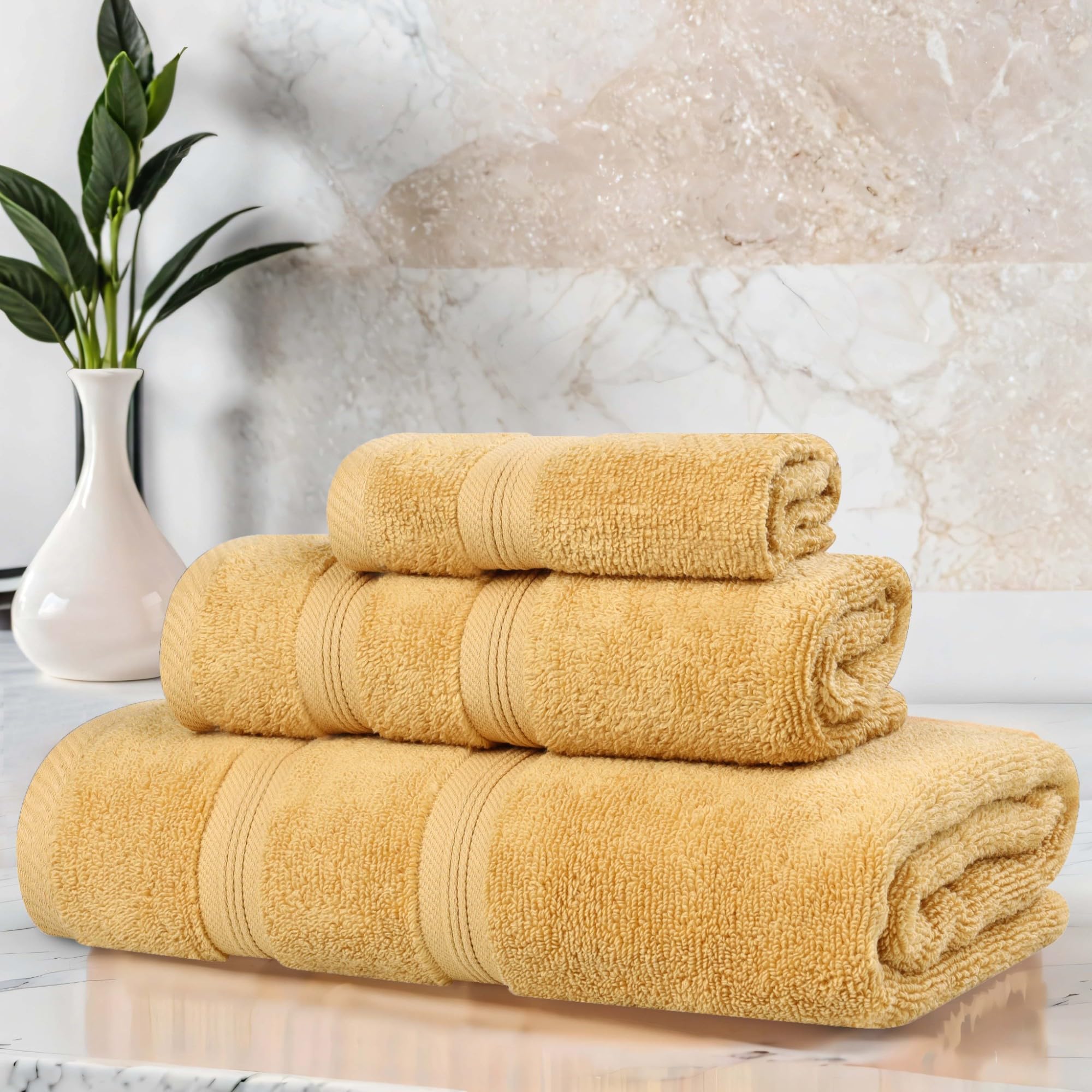 Serviettes en coton doux Superior au fini pelucheux pour un confort haut de gamme