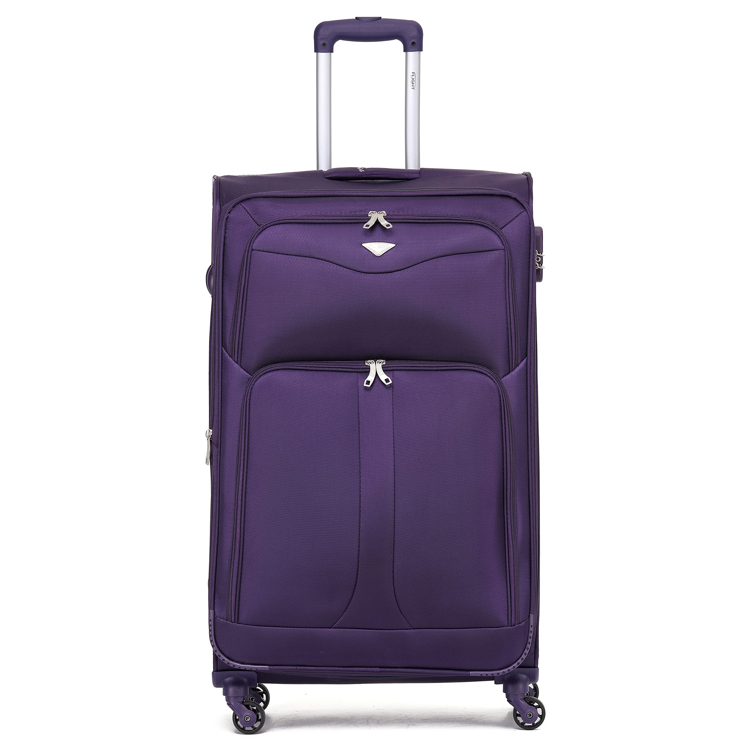 Flight Knight Lightweight 4 Wheel 800D Soft Case Suitcases Anti Crack Cabin & Hold Luggage Options Approved for Over 100 Airlines Including easyJet, BA & Many More! — view 128