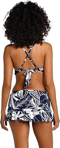 Miniatura 3 de La Blanca Traje de baño midkini de cuello alto estándar para mujer