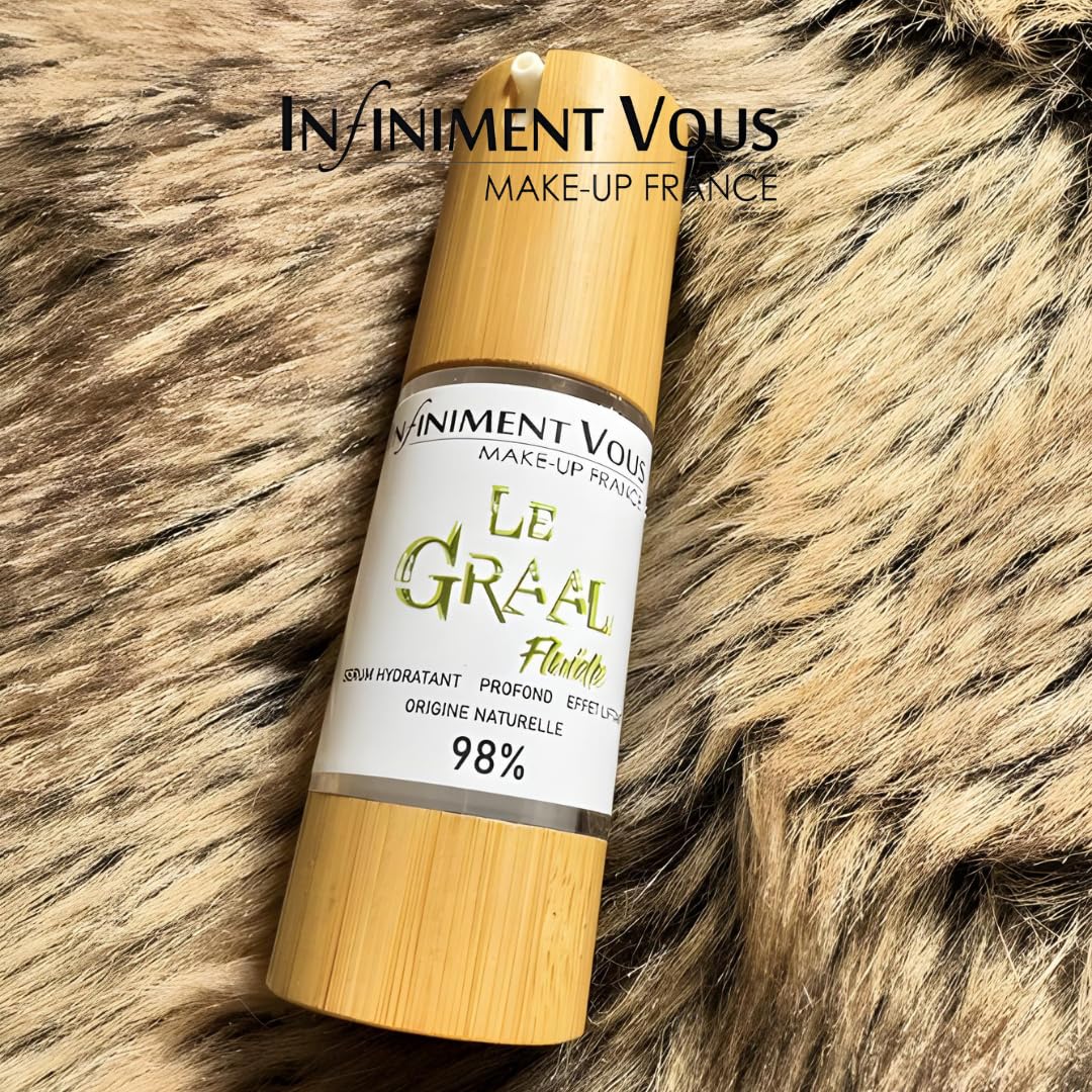 Infiniment Vous Make Up France - Siero Idratante Le Graal Fluido, siero viso, skincare, trattamenti per il viso, siero idratante viso, siero idratante all'acido ialuronico, prodotto in Francia.