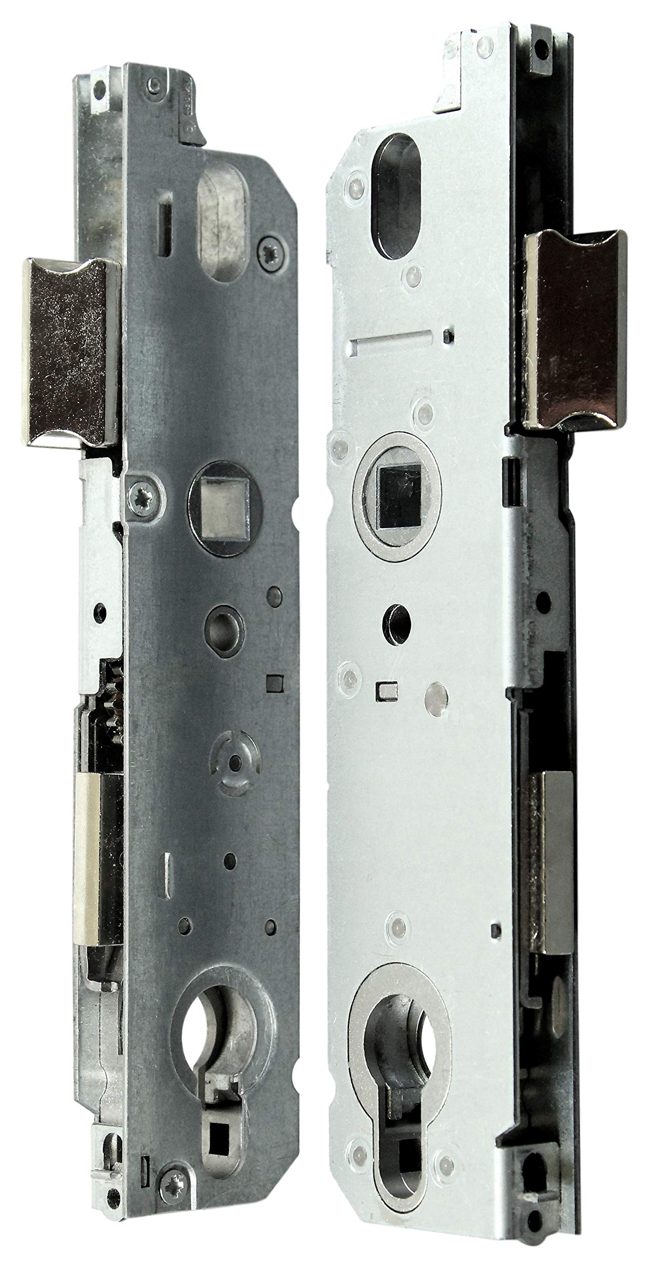 KFV Reparatur Schlosskasten Hauptschloss AS 9050 mit Riegel, Dornmaß: 25mm (22mm) / Entfernung 92mm, incl. SN-TEC Montagematerial zum Schrauben und Nieten & SN-TEC Montageanleitung