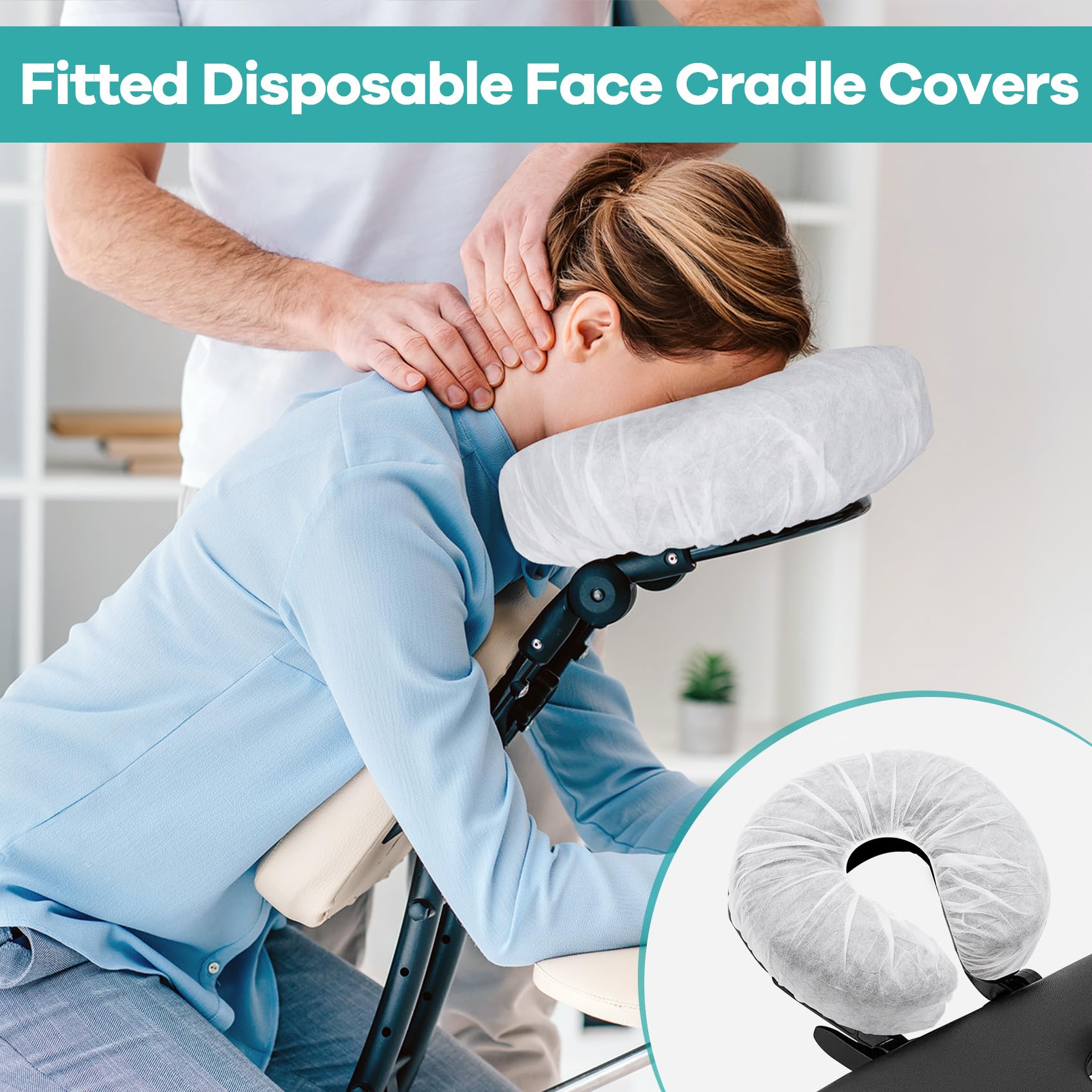 Salon Face Cradle Covers - Ultra Soft & Disposable -5
