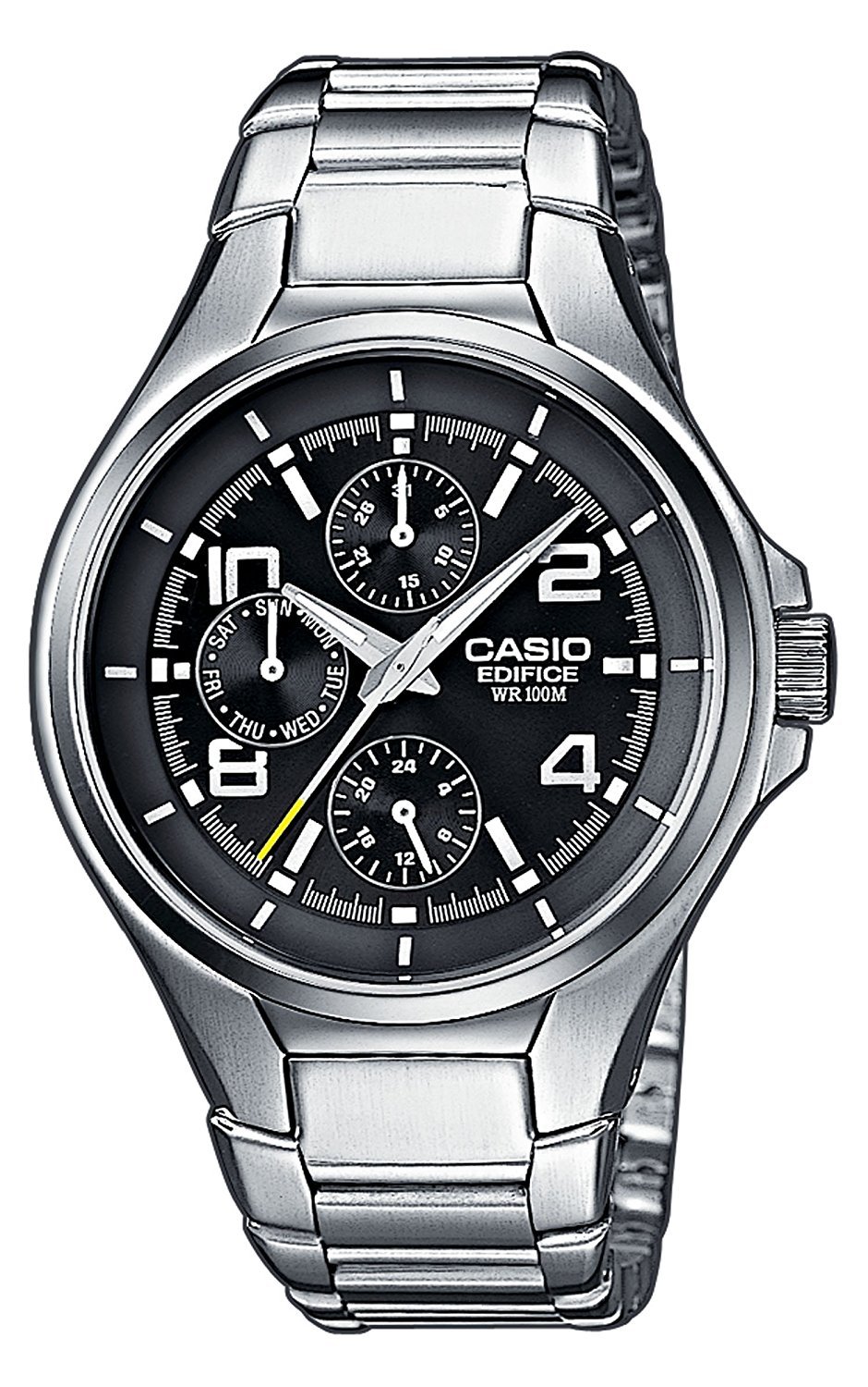 Casio EDIFICE Reloj en caja sólida, 10 BAR, para Hombre