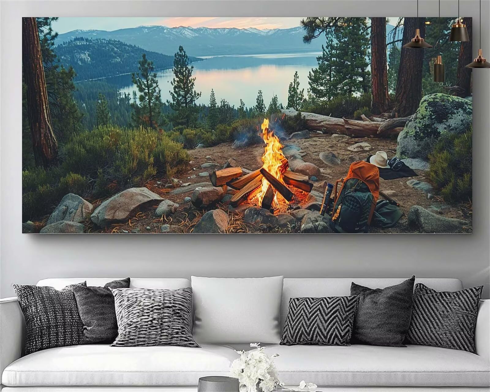 Activité Manuelle Adulte Anti-Stress : Grand Kit Diamond Painting XXL Forêt M799 - 8