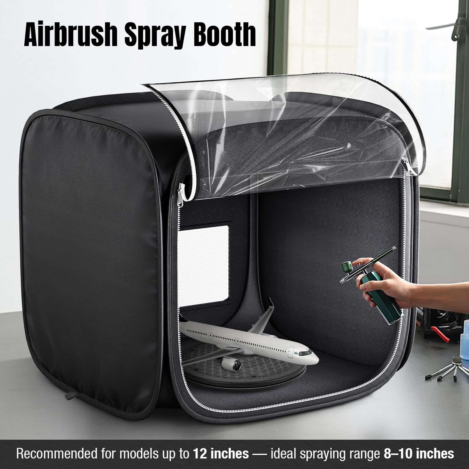 Amazon.com: Salcod Portable Airbrush Spray Booth for Model