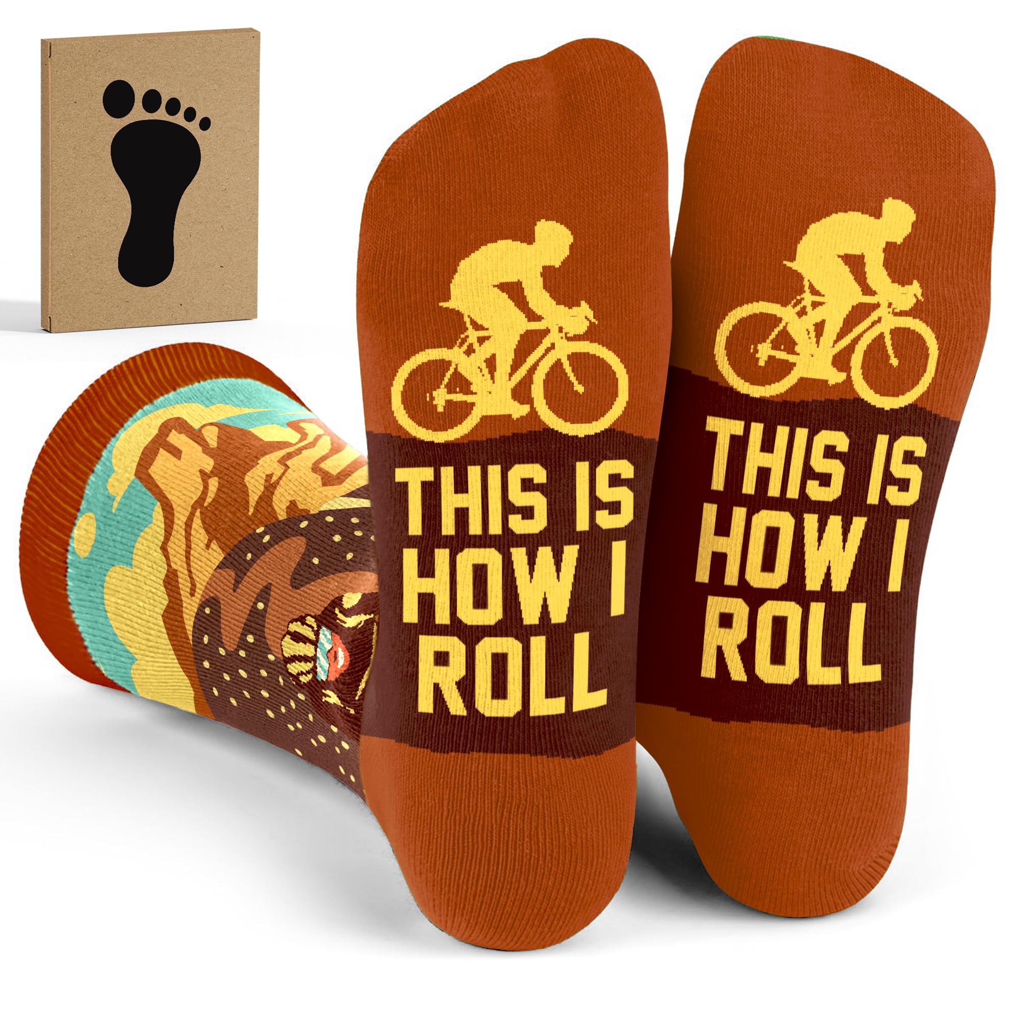 VICRAZY Hiking, Cycling, Camping Socks for Men, Women - Hiking, Bicycle, Camping, Bike Accessories, Stocking Stuffers