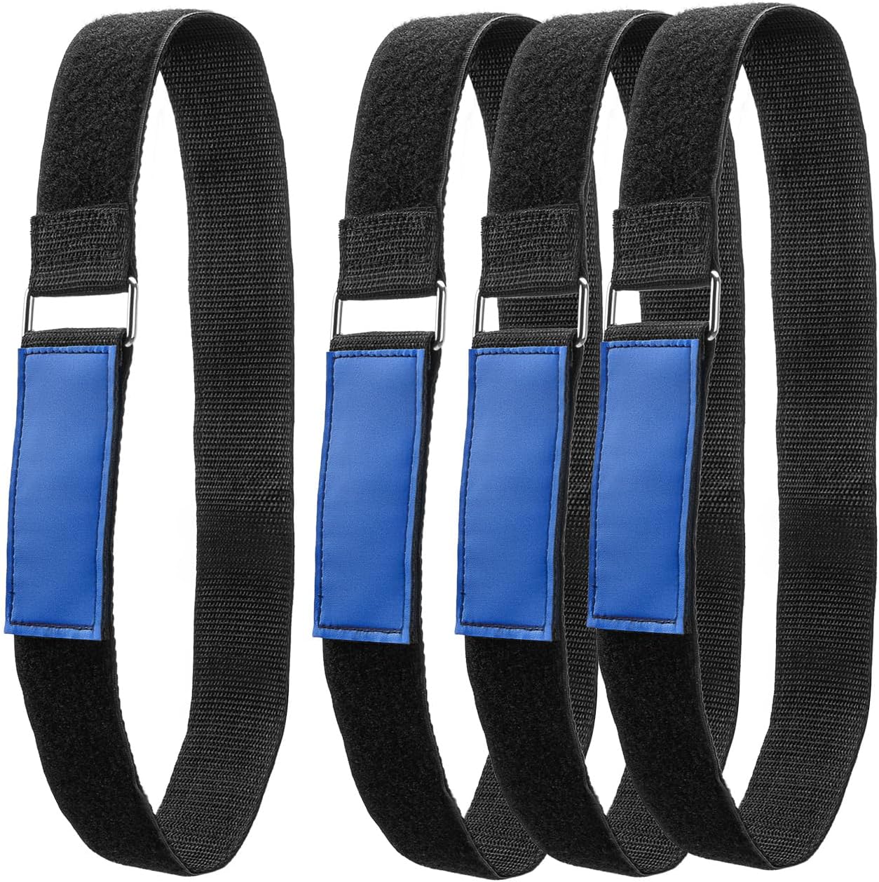 Ladder Rack Tie Down Straps Reusable Ladder Straps, Adjustable Multipurpose Securing Straps with Nylon Hook and Loop for Ladder, Home, Garage, Office, Car, Truck or Boat (33''x 2'', Pack of 4)