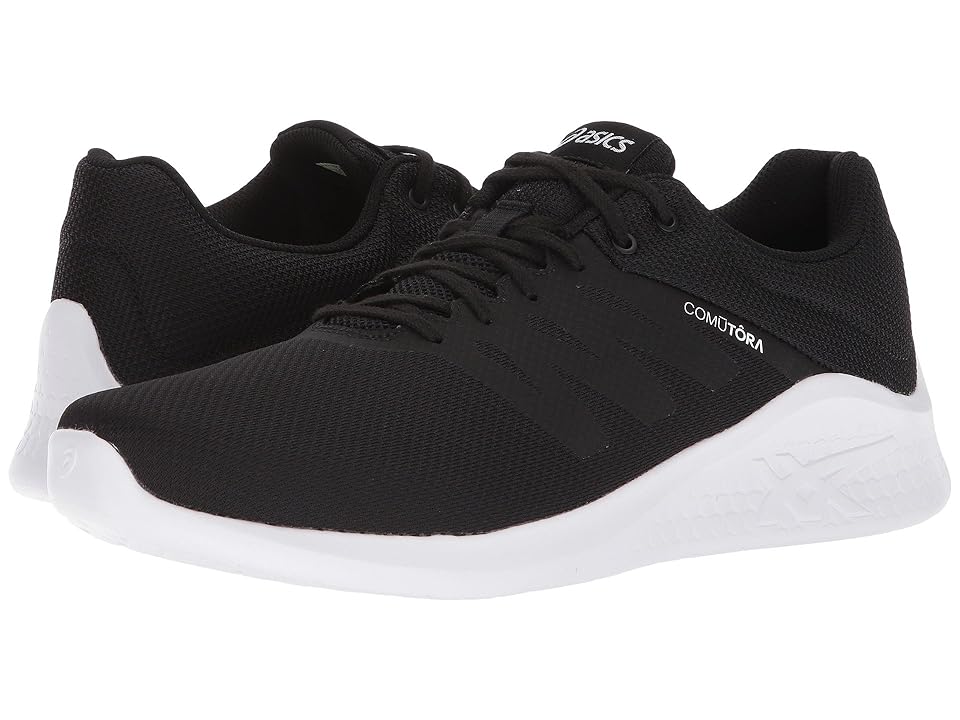 

ASICS Comutora (Black/Black/White) Men's Running Shoes