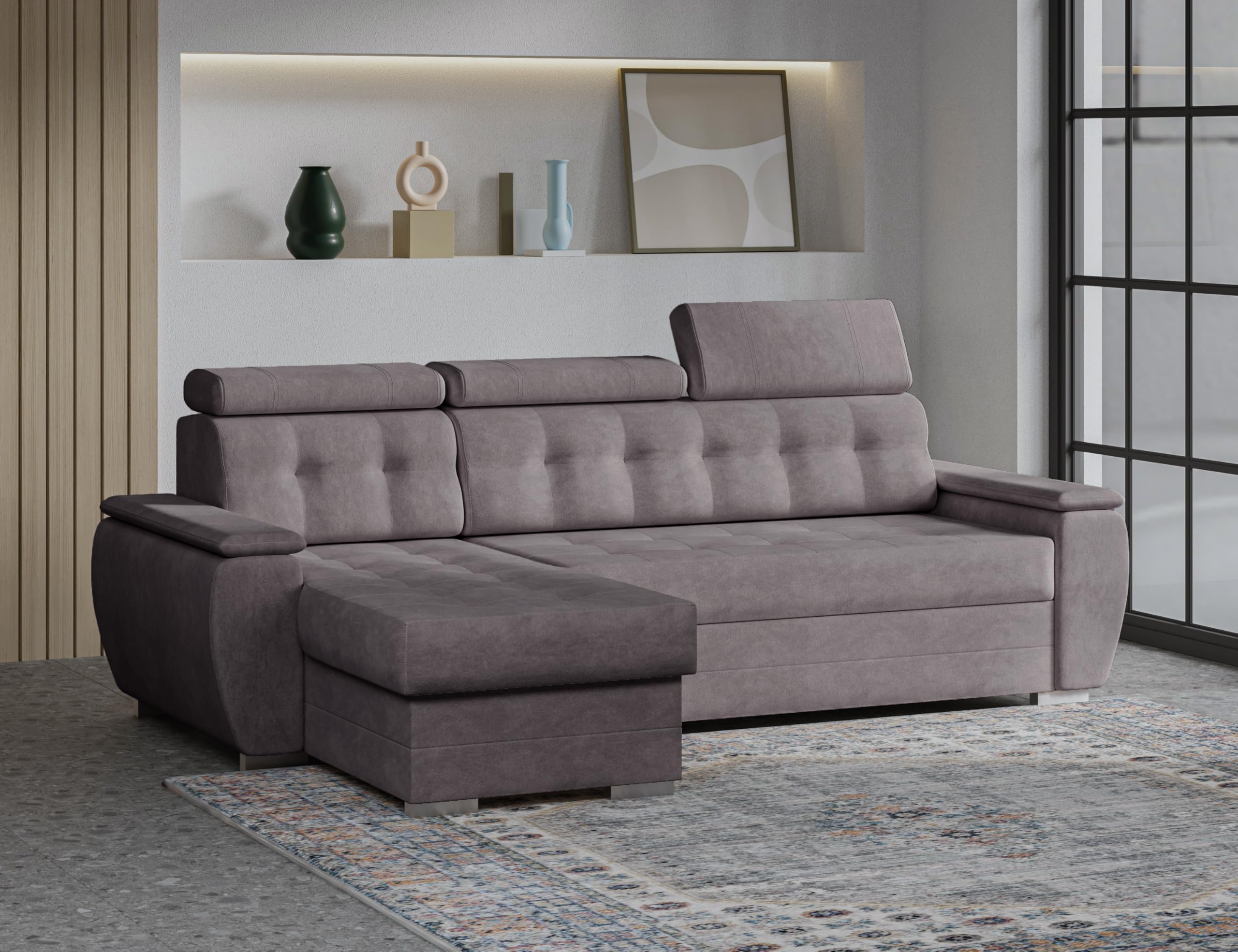 Robin Inspire Universal L-Shaped Corner Sofa Bed Left or Right