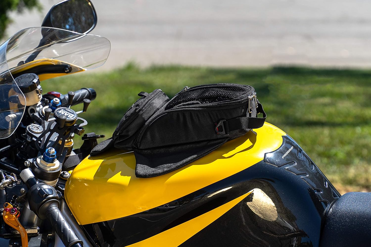 Chase Harper USA 1602M Black Manta X2 Magnetic Tank Bag - Water-Resistant, Tear-Resistant, Industrial Grade Ballistic Nylon with Anti-Scratch Rubberized Polymer Bottom, Super Strong Neodymium Magnets: Automotive