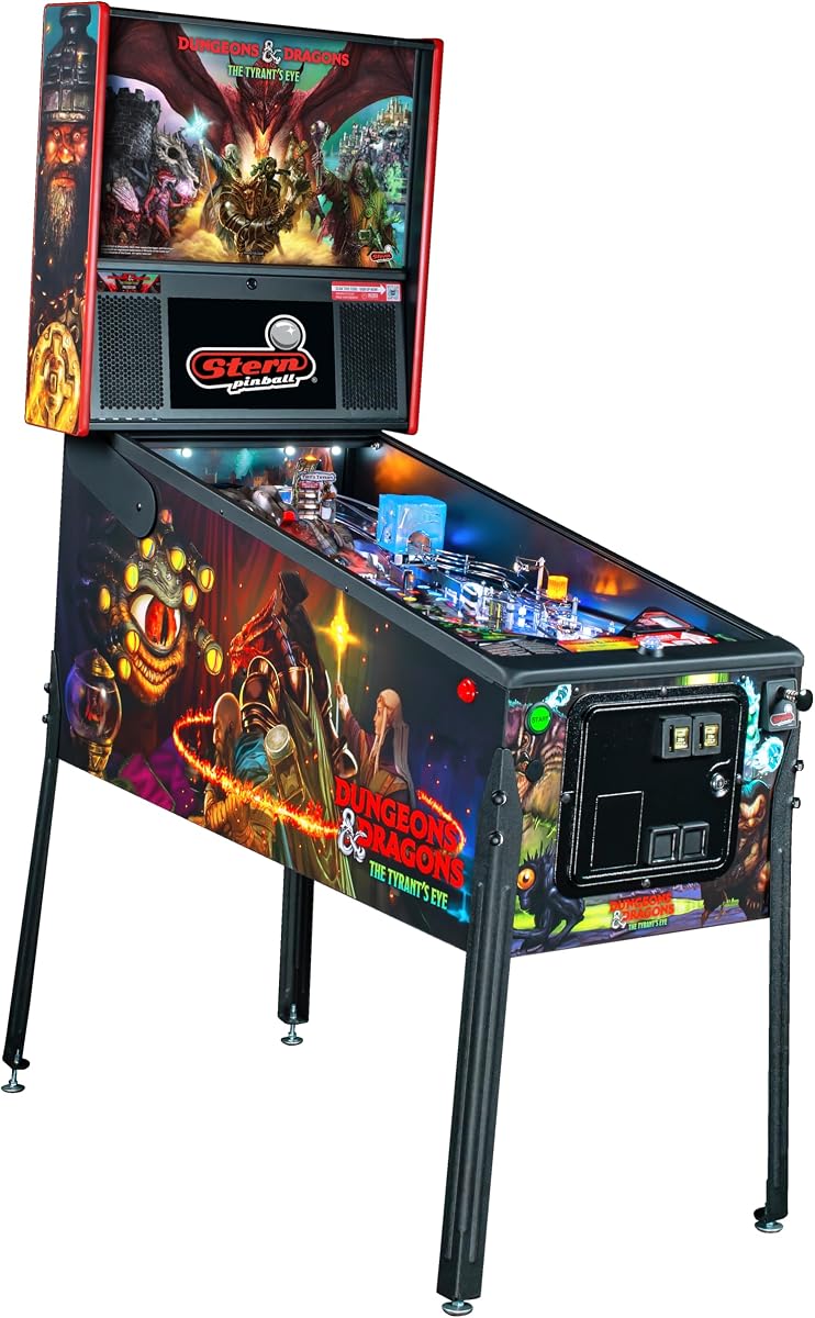 Stern Pinball Dungeons & Dragons with Insider Connected, Pro Edition Arcade Pinball Machine
